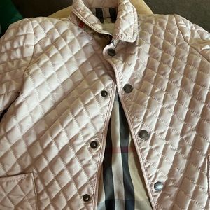 Light pink toddler Burberry jacket